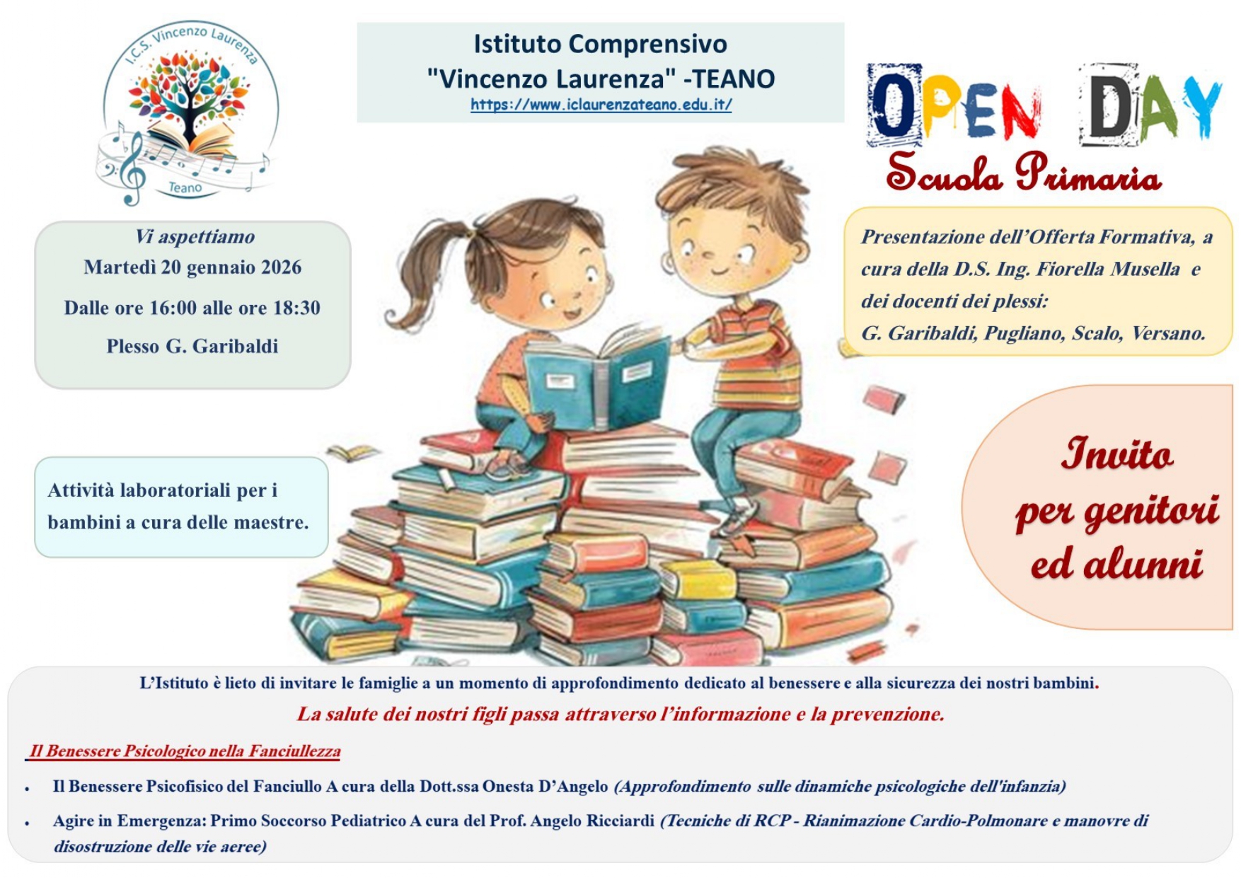 Locandina open day primaria con formazione Salute e Benessere 20.01.2026 (1)_page-0001